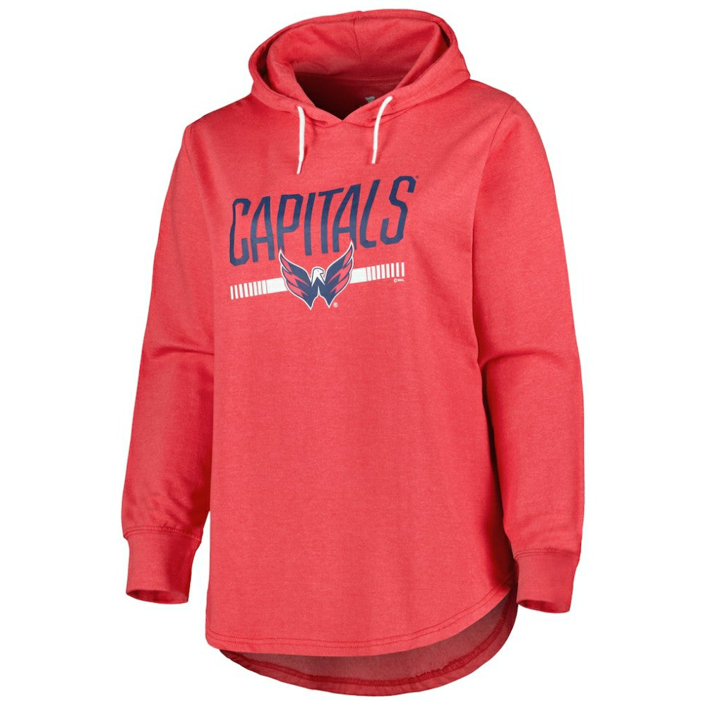 Washington Capitals Women's Plus Size Fleece Pullover Hoodie Sale