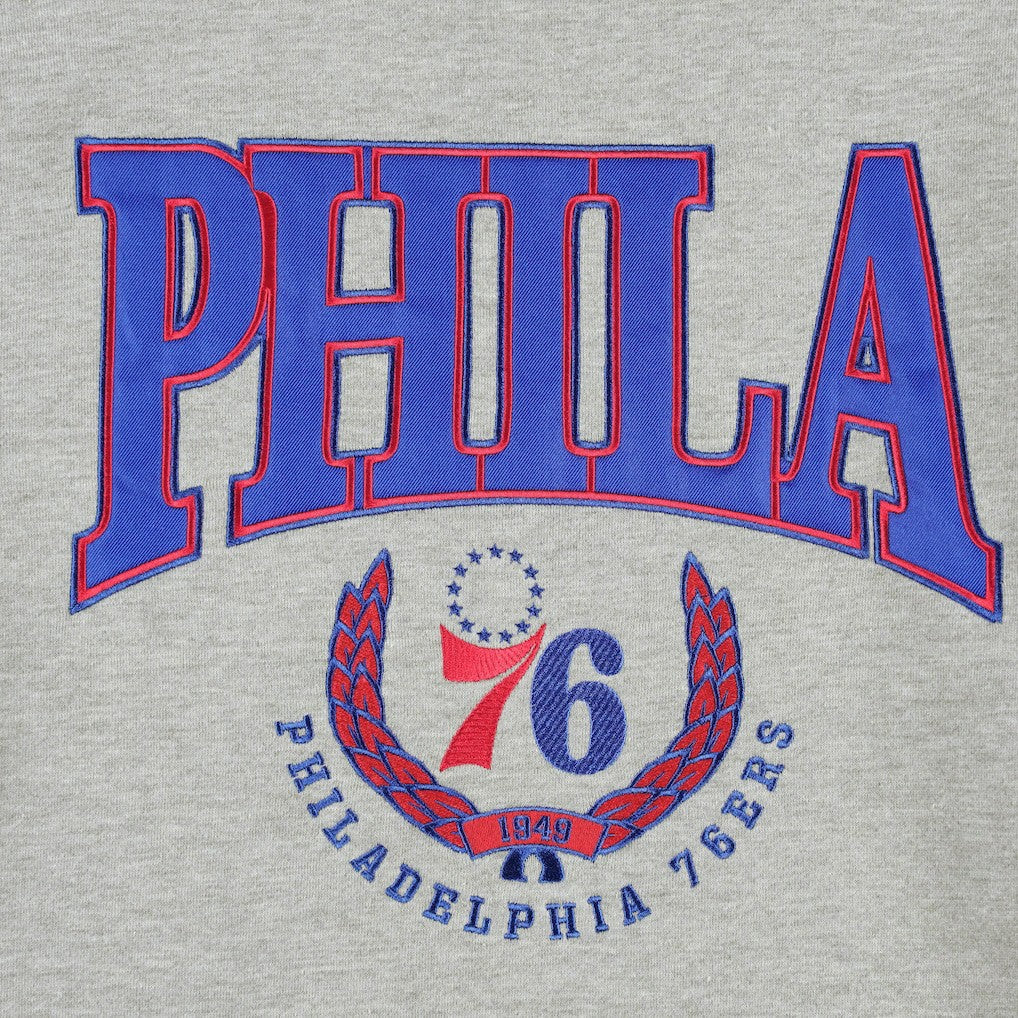 Philadelphia 76ers Unisex Vintage Throwback Crew Sweatshirt Discount