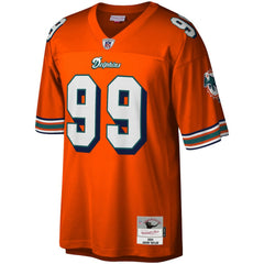 Miami Dolphins Mitchell & Ness Jason Taylor  Big & Tall 2004 Retired Player Replica Jersey