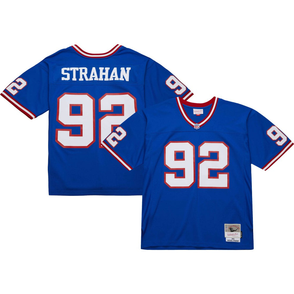 New York Giants Mitchell & Ness Michael Strahan  Big & Tall 1993 Retired Player Replica Jersey