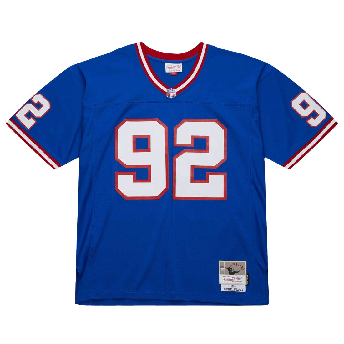 New York Giants Mitchell & Ness Michael Strahan  Big & Tall 1993 Retired Player Replica Jersey