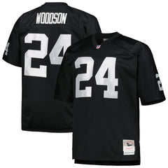 Las Vegas Raiders Mitchell & Ness Charles Woodson  Big & Tall 1998 Retired Player Replica Jersey