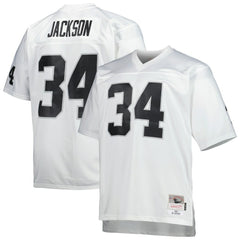 Las Vegas Raiders Mitchell & Ness Bo Jackson  Big & Tall 1988 Retired Player Replica Jersey