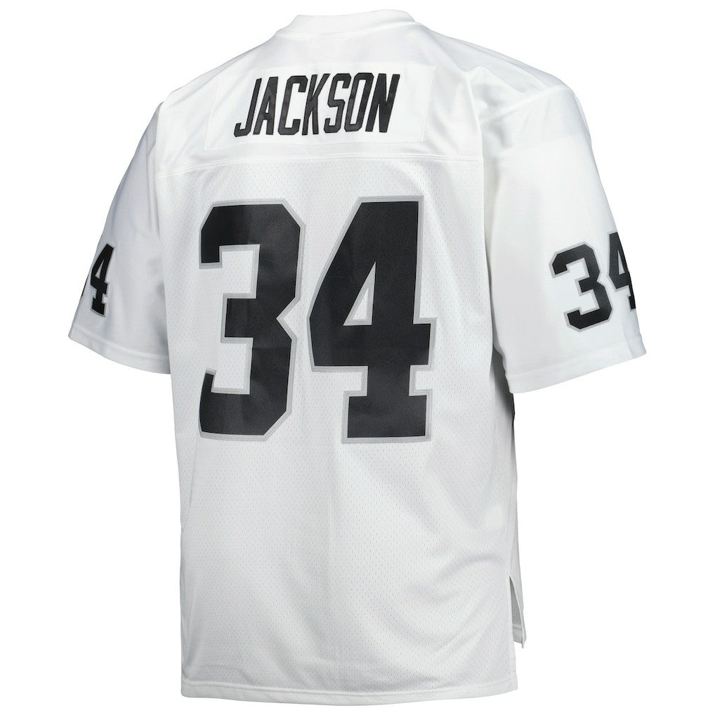 Las Vegas Raiders Mitchell & Ness Bo Jackson  Big & Tall 1988 Retired Player Replica Jersey