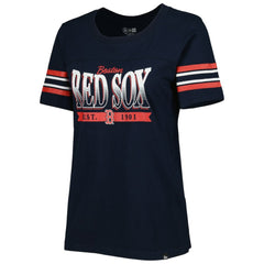 Boston Red Sox New Era Women's Team Stripe T-Shirt | MLB Shop