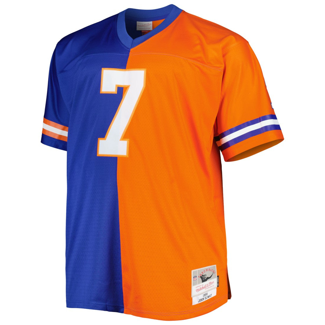 Denver Broncos Mitchell & Ness John Elway  Big & Tall Split Legacy Retired Player Replica Jersey