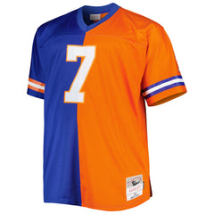 Denver Broncos Mitchell & Ness John Elway  Big & Tall Split Legacy Retired Player Replica Jersey