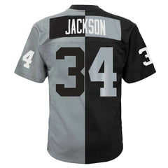 Las Vegas Raiders Mitchell & Ness Bo Jackson  Big & Tall Split Legacy Retired Player Replica Jersey