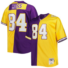 Minnesota Vikings Mitchell & Ness Randy Moss  Big & Tall Split Legacy Retired Player Replica Jersey