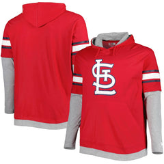St. Louis Cardinals New Era Big & Tall Twofer Pullover Hoodie | MLB New