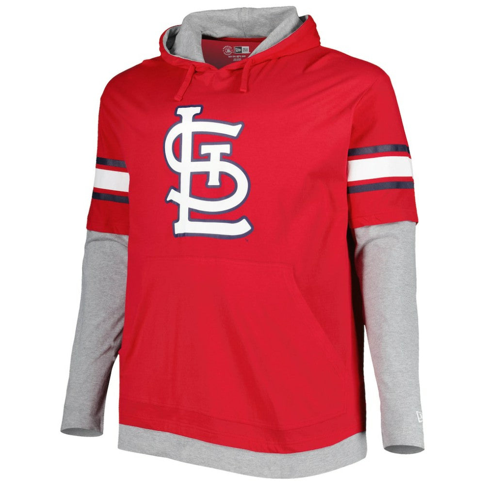 St. Louis Cardinals New Era Big & Tall Twofer Pullover Hoodie | MLB New