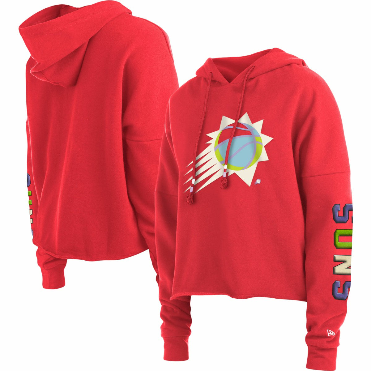 Phoenix Suns Women's Color Pack Cropped Top Pullover Hoodie Discount