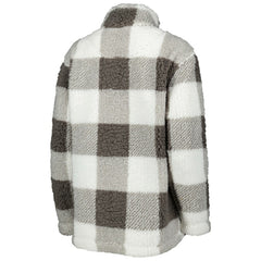 Philadelphia Flyers G-III 4Her by Carl Banks Women's Logo Plaid Sherpa Quarter-Zip Jacket On Sale
