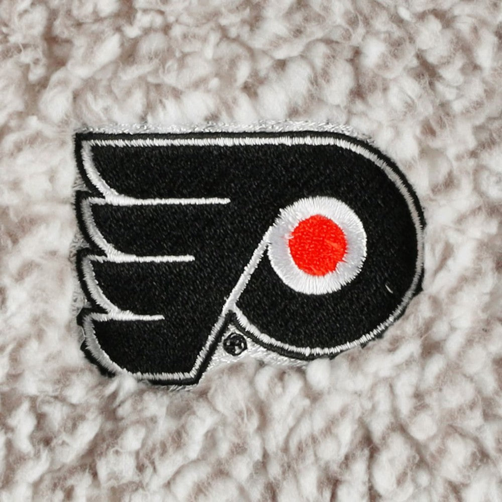 Philadelphia Flyers G-III 4Her by Carl Banks Women's Logo Plaid Sherpa Quarter-Zip Jacket On Sale