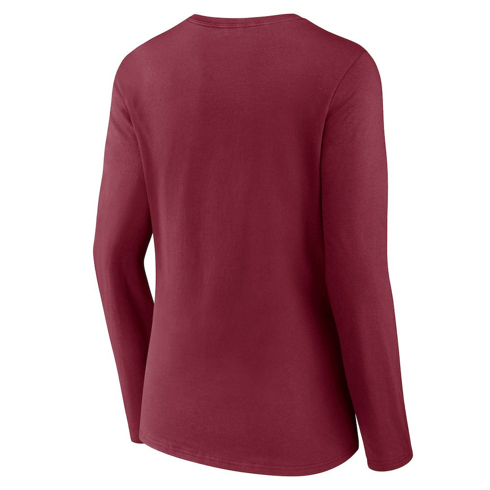 Washington Commanders Fanatics Women's Hometown Sweep Long Sleeve V-Neck T-Shirt