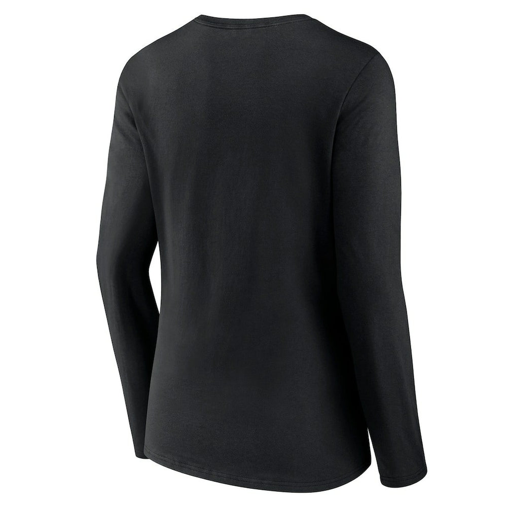 Carolina Panthers Fanatics Women's Hometown Sweep Long Sleeve V-Neck T-Shirt