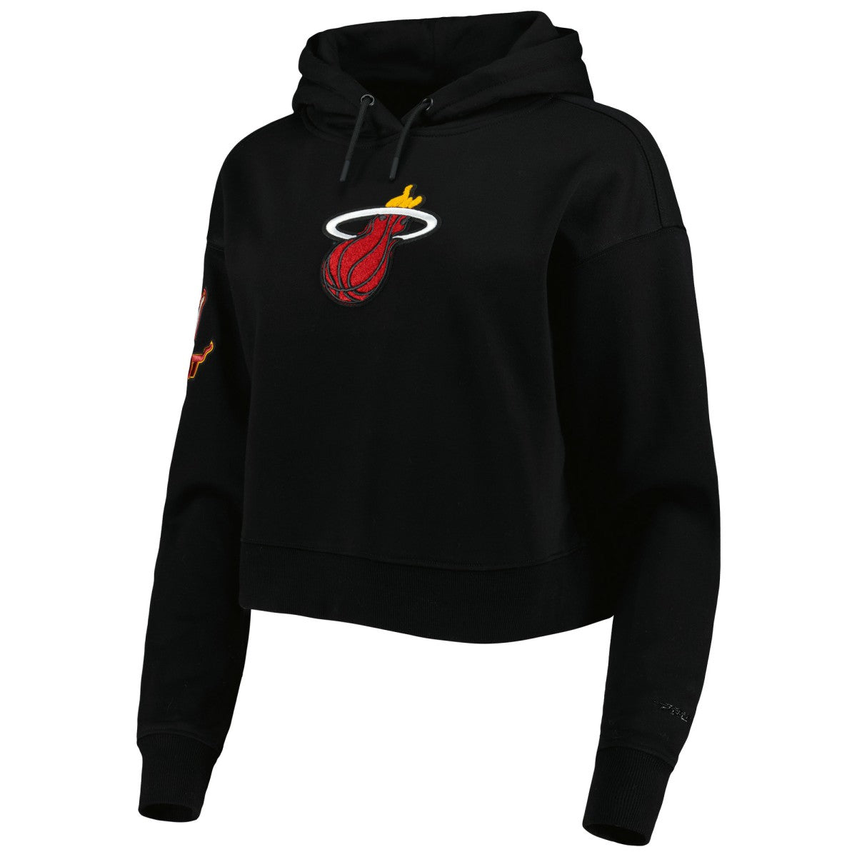 Miami Heat Pro Standard Women's Classic Fleece Cropped Pullover Hoodie Discount