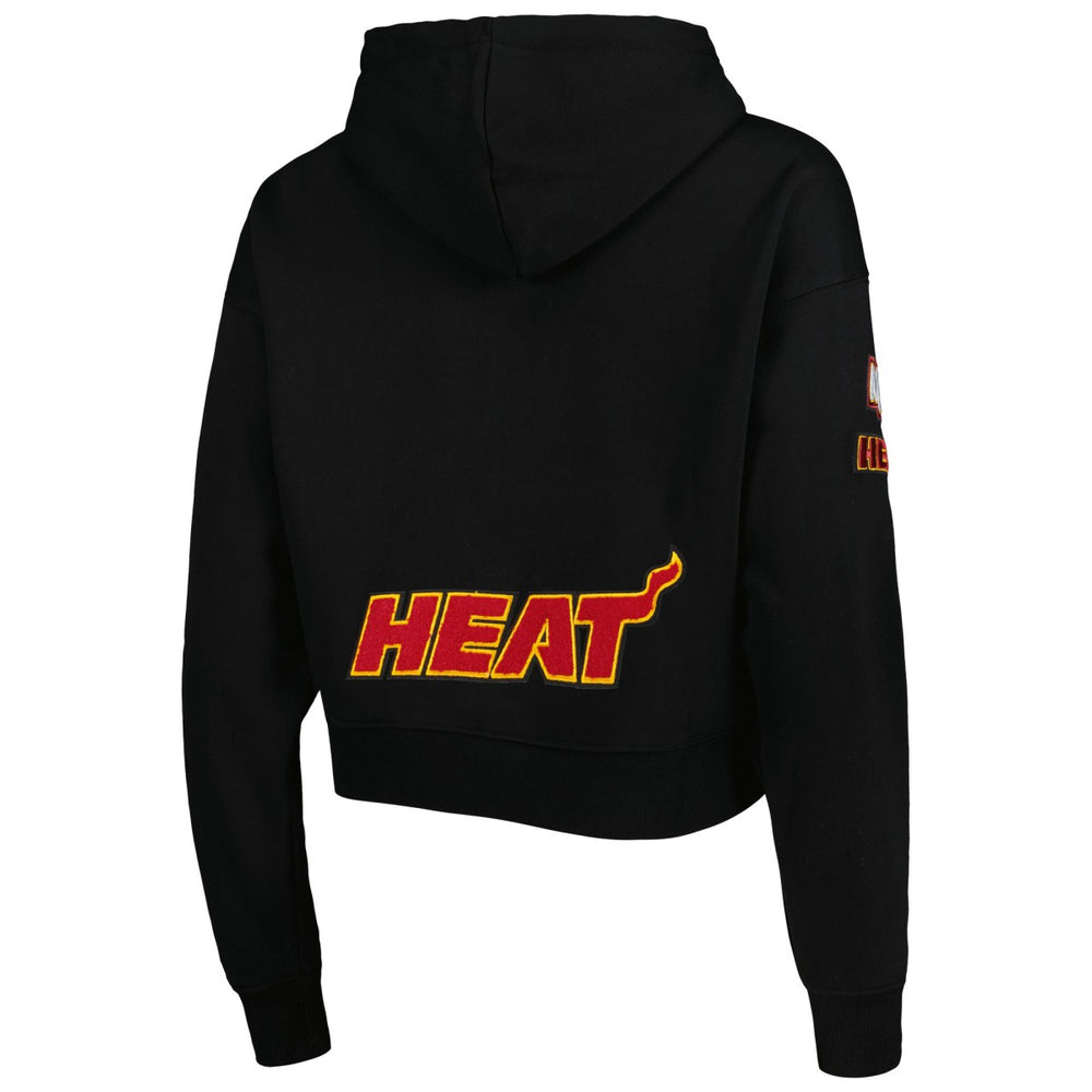 Miami Heat Pro Standard Women's Classic Fleece Cropped Pullover Hoodie Discount