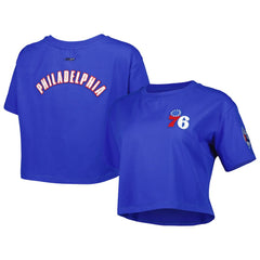 Philadelphia 76ers Pro Standard Women's Classics Boxy T-Shirt Discount