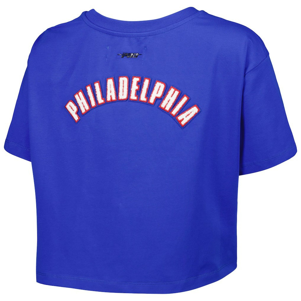 Philadelphia 76ers Pro Standard Women's Classics Boxy T-Shirt Discount