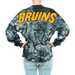 Boston Bruins Fanatics Women's Crystal-Dye Long Sleeve T-Shirt Online