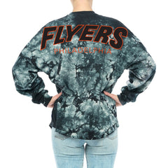 Philadelphia Flyers Fanatics Women's Crystal-Dye Long Sleeve T-Shirt On Sale