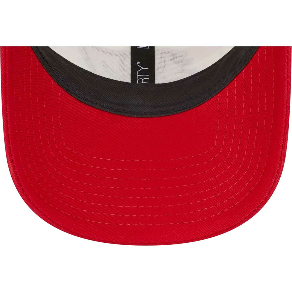 Tampa Bay Buccaneers New Era Team Stripe Trucker 9FORTY Snapback Hat