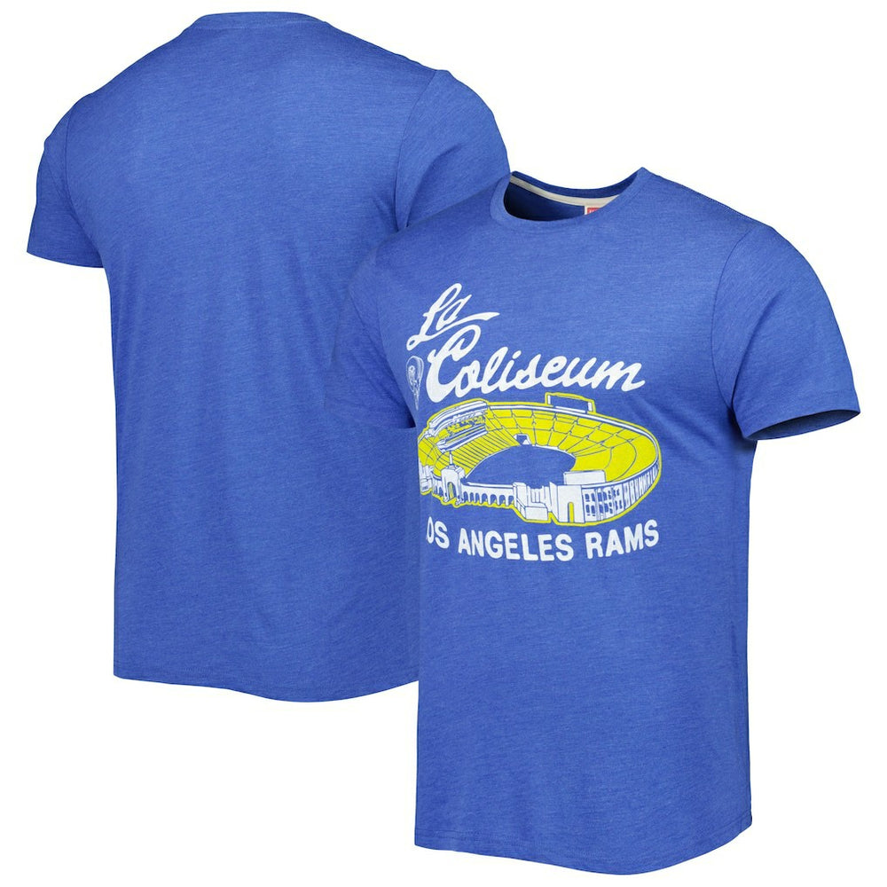Los Angeles Rams  Homage Stadium Tri-Blend T-Shirt