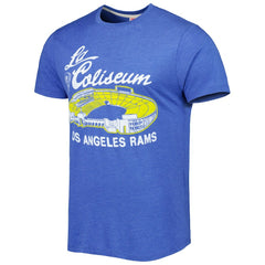 Los Angeles Rams  Homage Stadium Tri-Blend T-Shirt