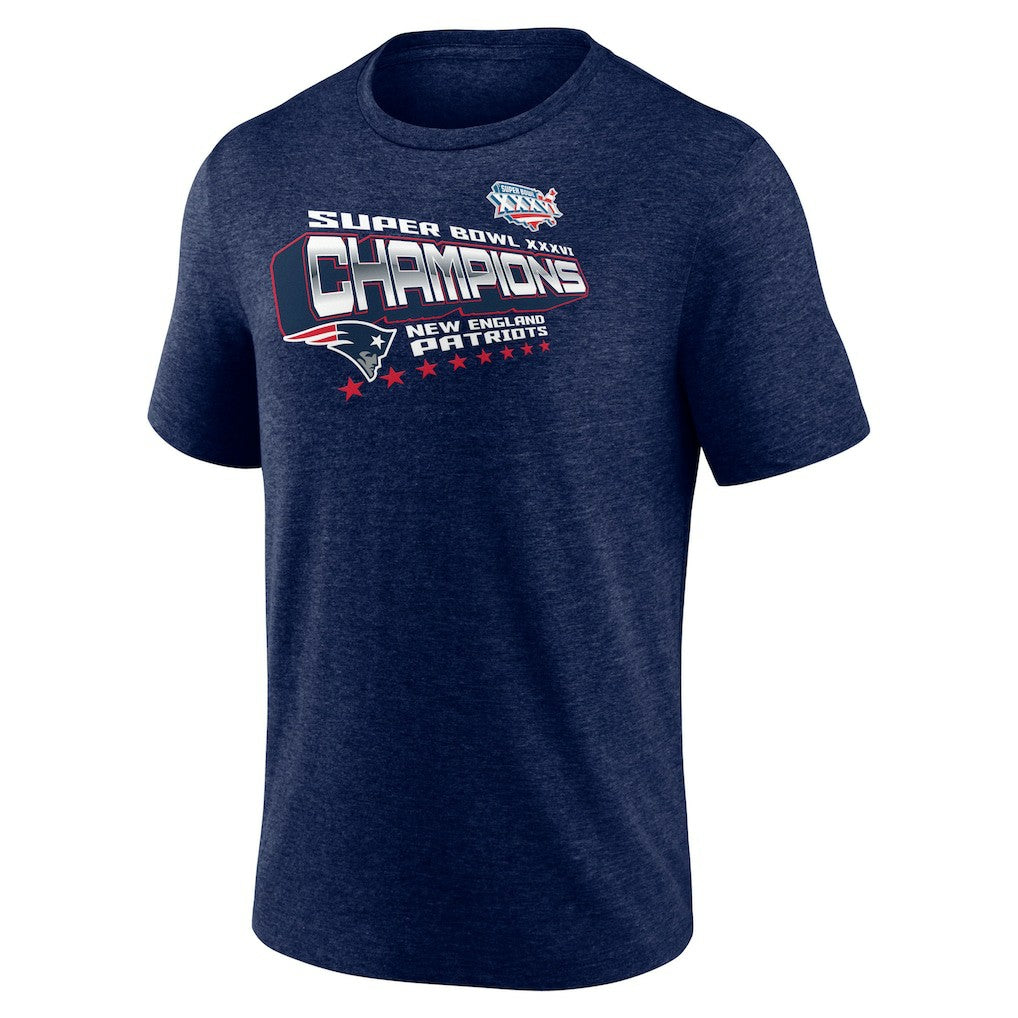 New England Patriots Champion Hometown Old-Fashioned Super Bowl XXXVI s Tri-Blend T-Shirt
