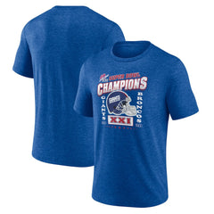 New York Giants Champion Hometown Old-Fashioned Super Bowl XXI s Tri-Blend T-Shirt