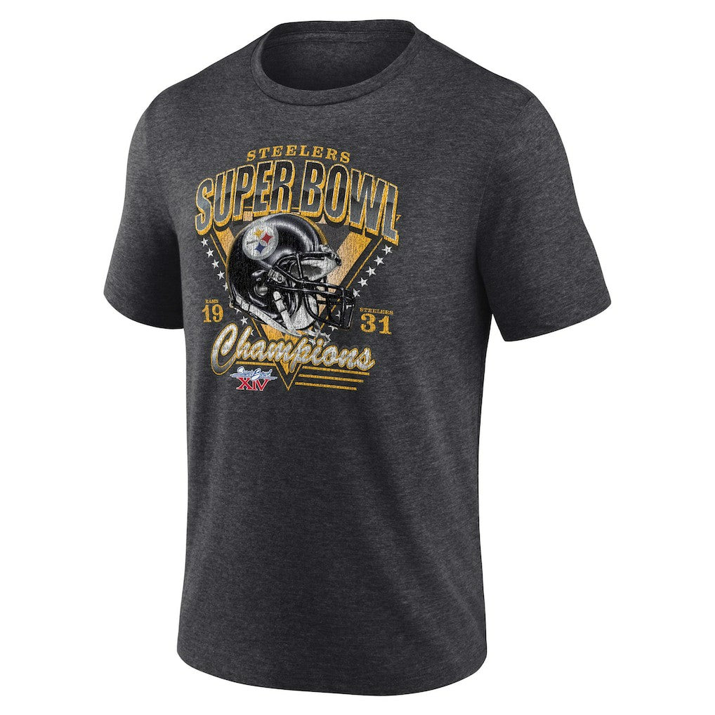 Pittsburgh Steelers Champion Hometown Old-Fashioned Super Bowl XIV s Tri-Blend T-Shirt