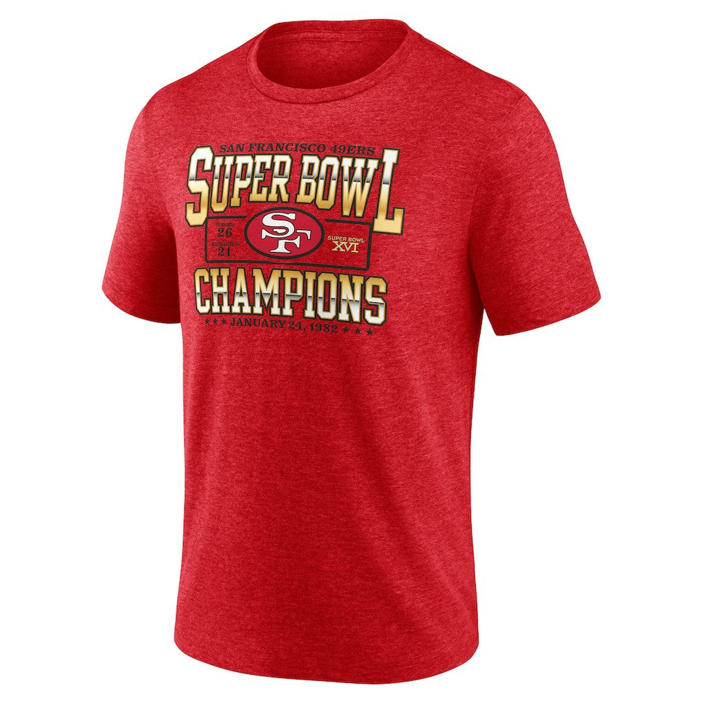 San Francisco 49ers Champion Hometown Old-Fashioned Super Bowl XVI s Tri-Blend T-Shirt