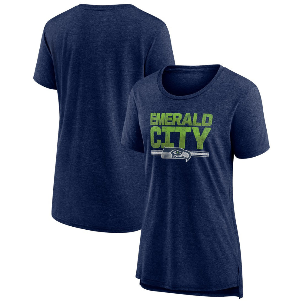 Seattle Seahawks  Women's Hometown First Down Tri-Blend T-Shirt