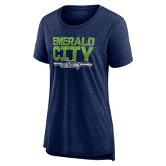 Seattle Seahawks  Women's Hometown First Down Tri-Blend T-Shirt