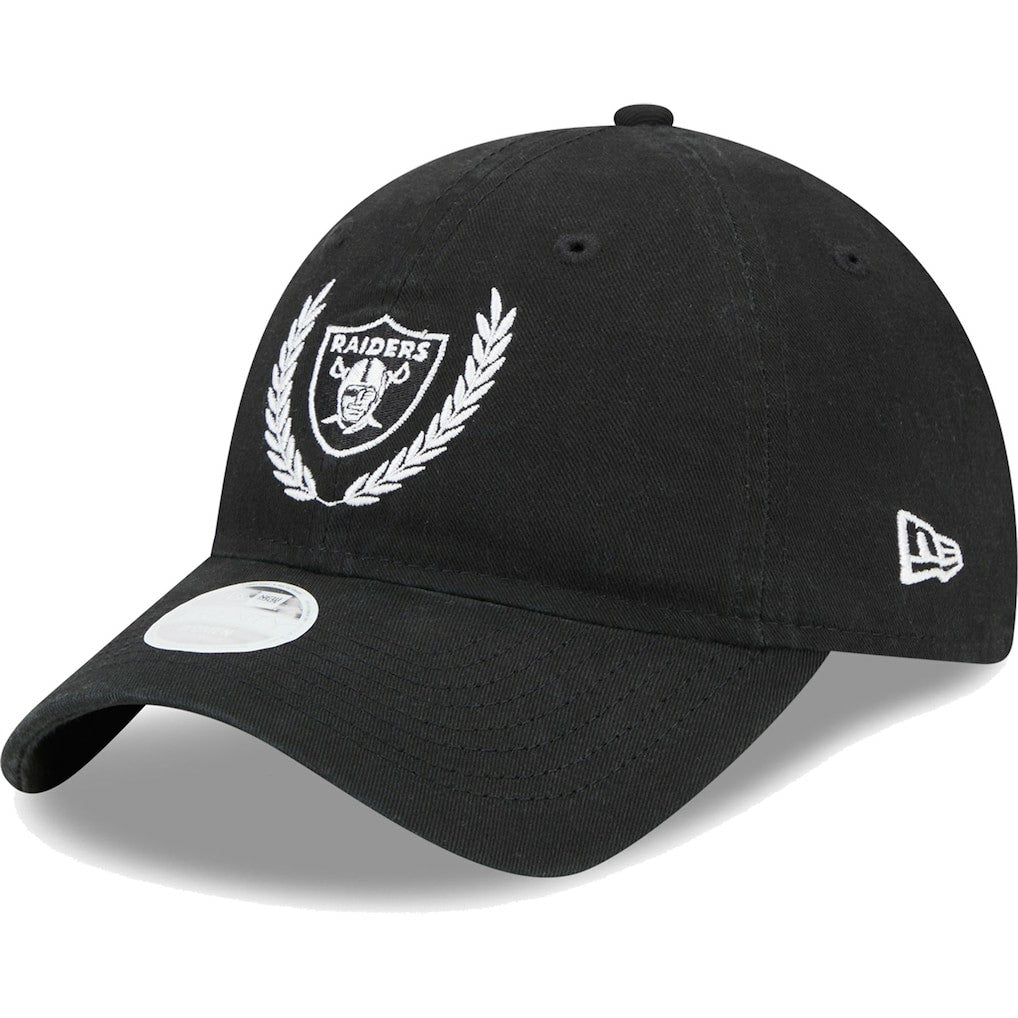 Las Vegas Raiders New Era Women's Leaves 9TWENTY Adjustable Hat