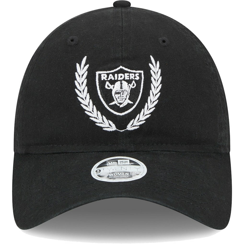 Las Vegas Raiders New Era Women's Leaves 9TWENTY Adjustable Hat