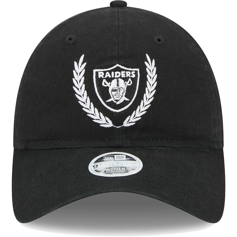 Las Vegas Raiders New Era Women's Leaves 9TWENTY Adjustable Hat