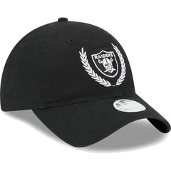 Las Vegas Raiders New Era Women's Leaves 9TWENTY Adjustable Hat