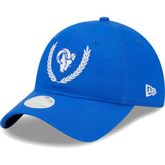 Los Angeles Rams New Era Women's Leaves 9TWENTY Adjustable Hat