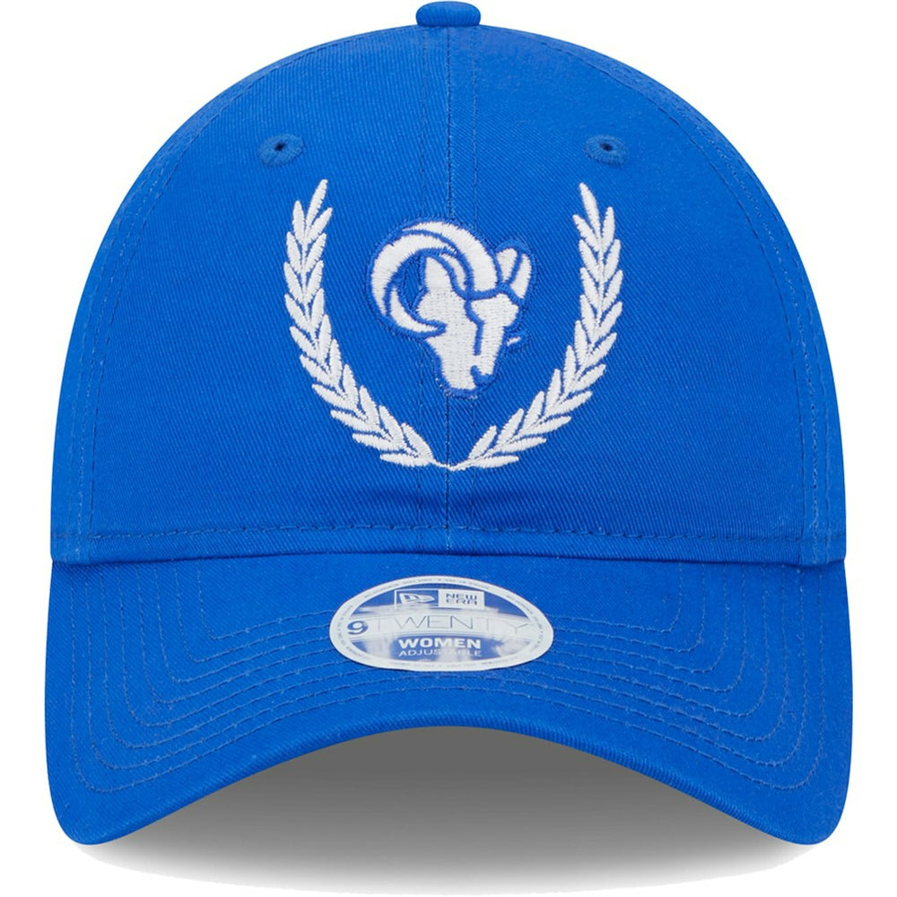 Los Angeles Rams New Era Women's Leaves 9TWENTY Adjustable Hat