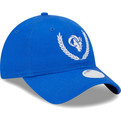 Los Angeles Rams New Era Women's Leaves 9TWENTY Adjustable Hat