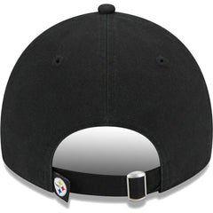 Pittsburgh Steelers New Era Women's Leaves 9TWENTY Adjustable Hat