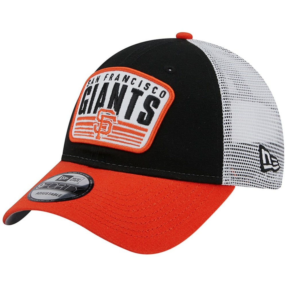 San Francisco Giants New Era Two-Tone Patch 9FORTY Snapback Hat | MLB On Sale