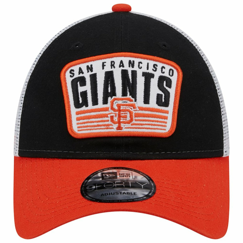 San Francisco Giants New Era Two-Tone Patch 9FORTY Snapback Hat | MLB On Sale