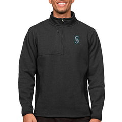 Seattle Mariners Antigua Course Quarter-Zip Pullover Top | MLB New