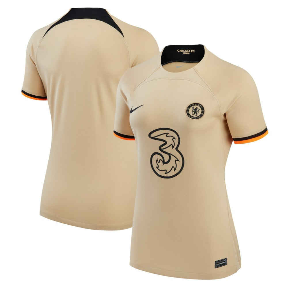 Chelsea Women's 2022/23 Third Replica Jersey Gold - Nike