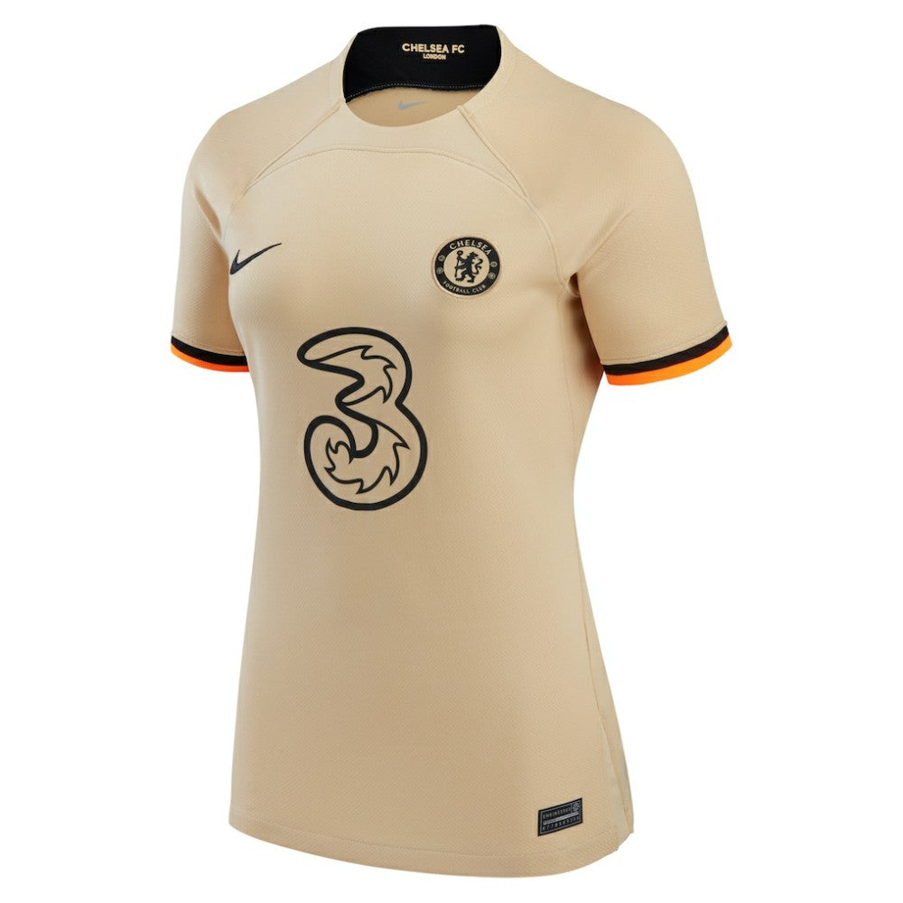 Chelsea Women's 2022/23 Third Replica Jersey Gold - Nike