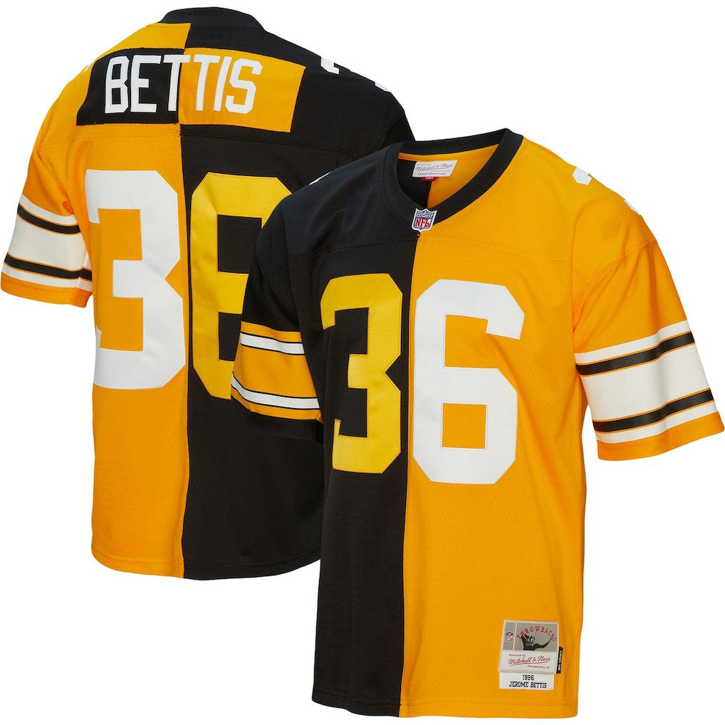 Pittsburgh Steelers Mitchell & Ness Jerome Bettis  1996 Split Legacy Replica Jersey
