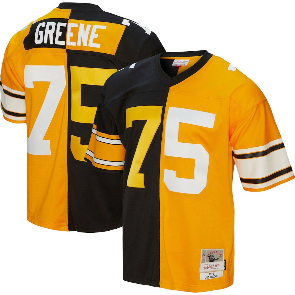Pittsburgh Steelers Mitchell & Ness Joe Greene  1976 Split Legacy Replica Jersey